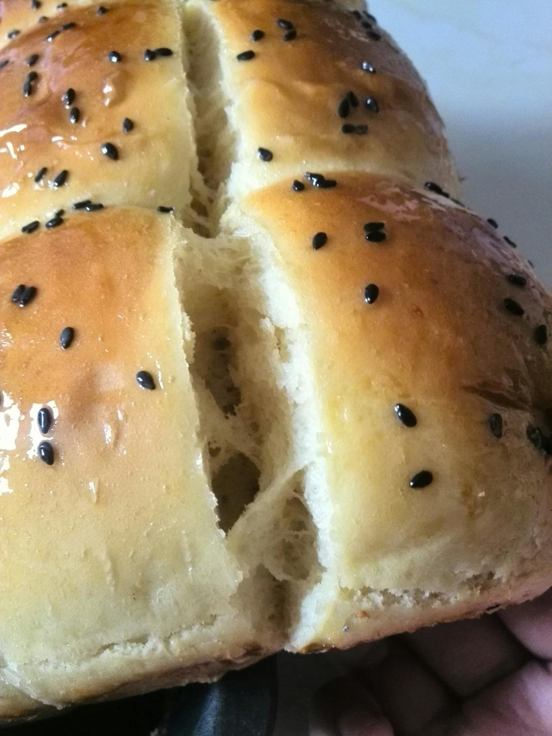 纯奶手撕吐司的做法 步骤1