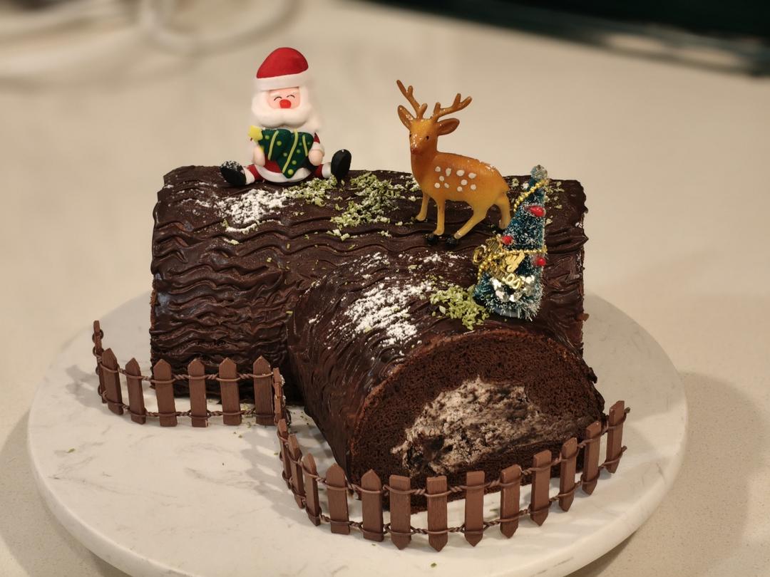 圣诞树桩蛋糕（完全攻略）