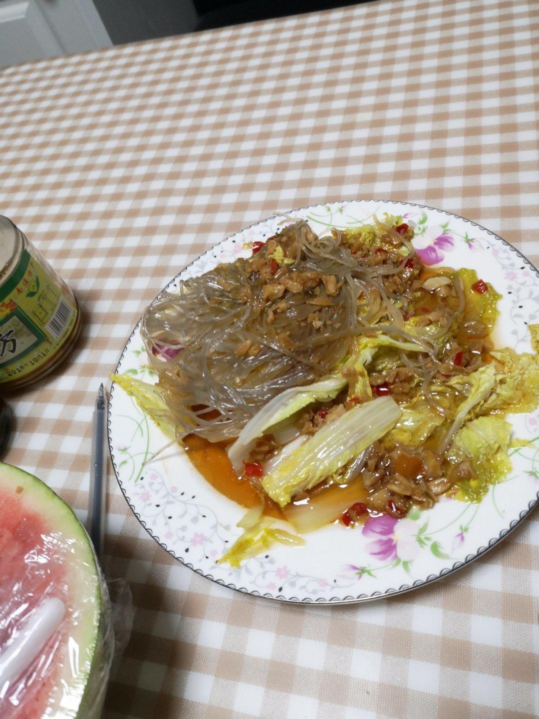 蒜蓉粉丝蒸娃娃菜