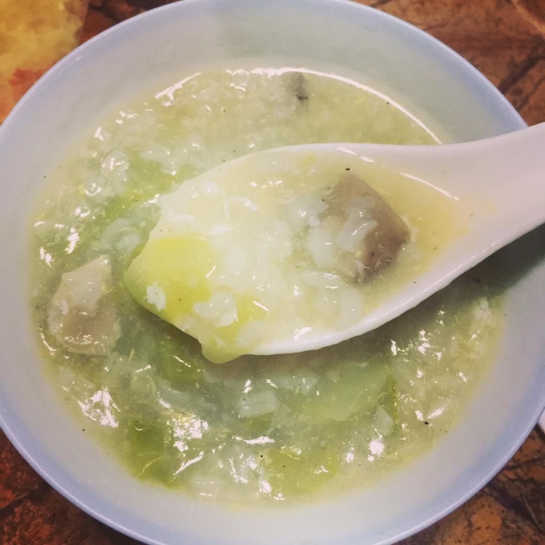 香菇鸡蛋粥