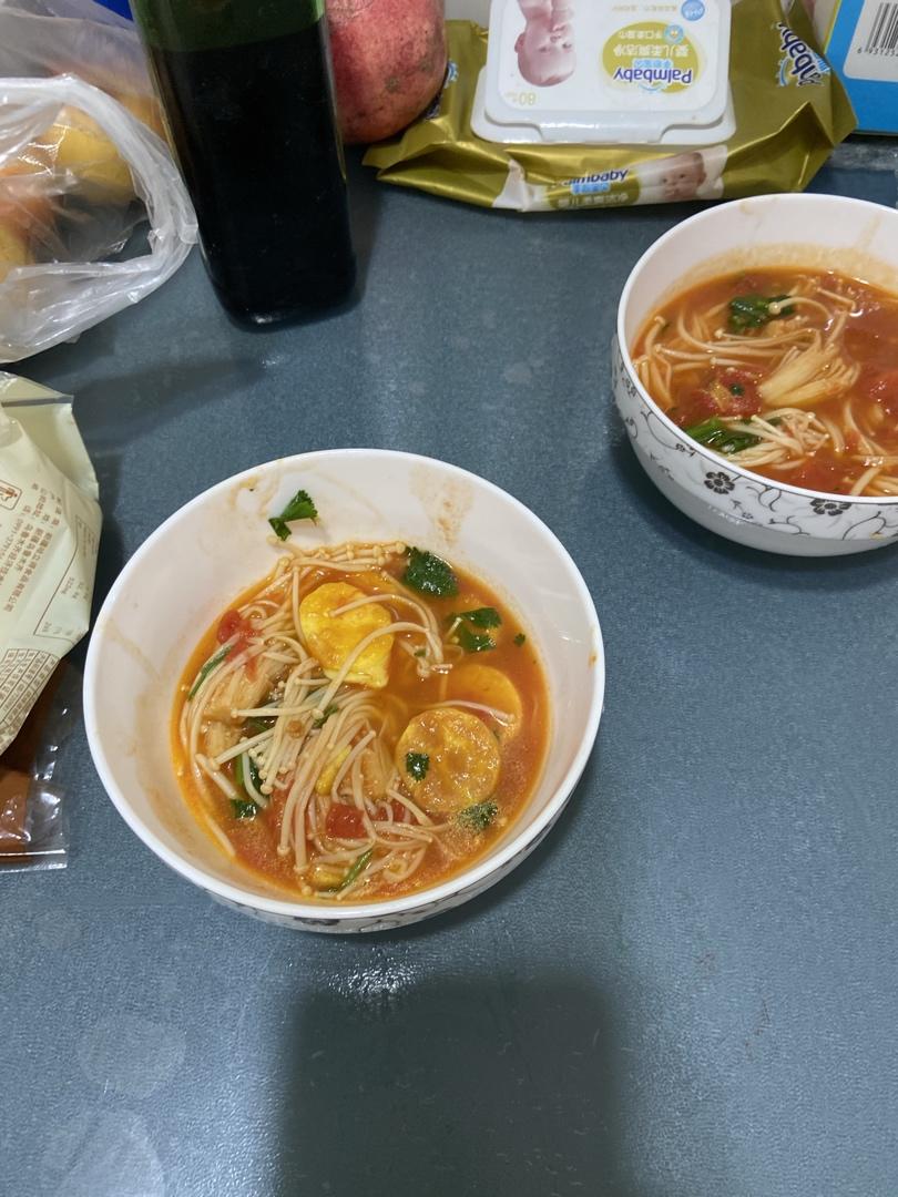 金针菇烧日本豆腐