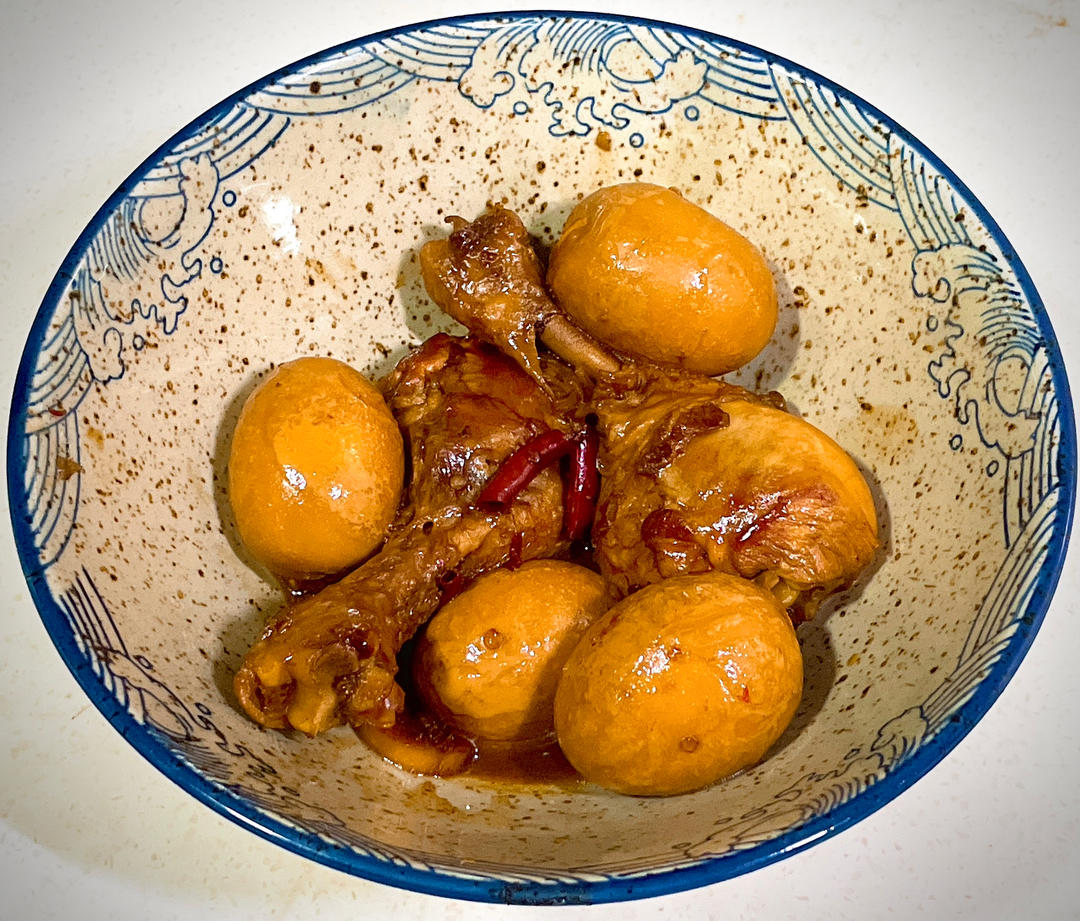 减脂少油少料红烧卤鸡腿鸡蛋（完美超赞）