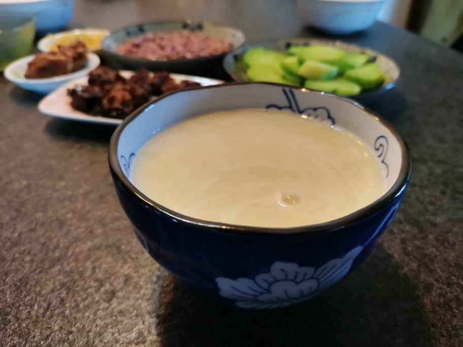 rachel是个老透明做的复刻便利店豆浆