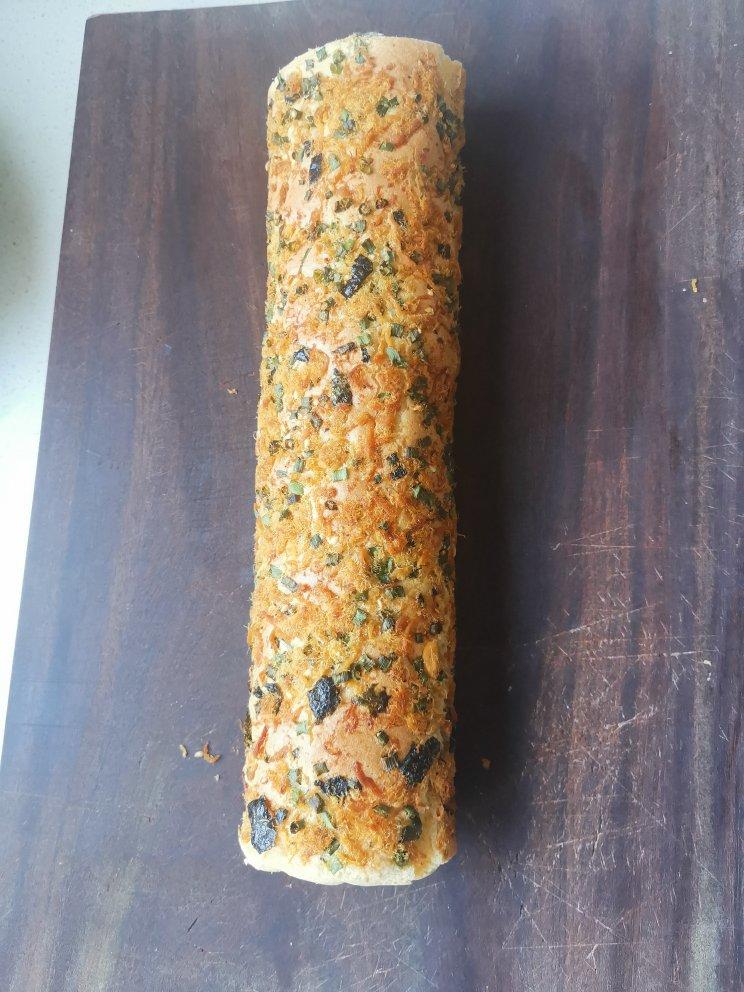 香葱海苔肉松芝麻蛋糕卷