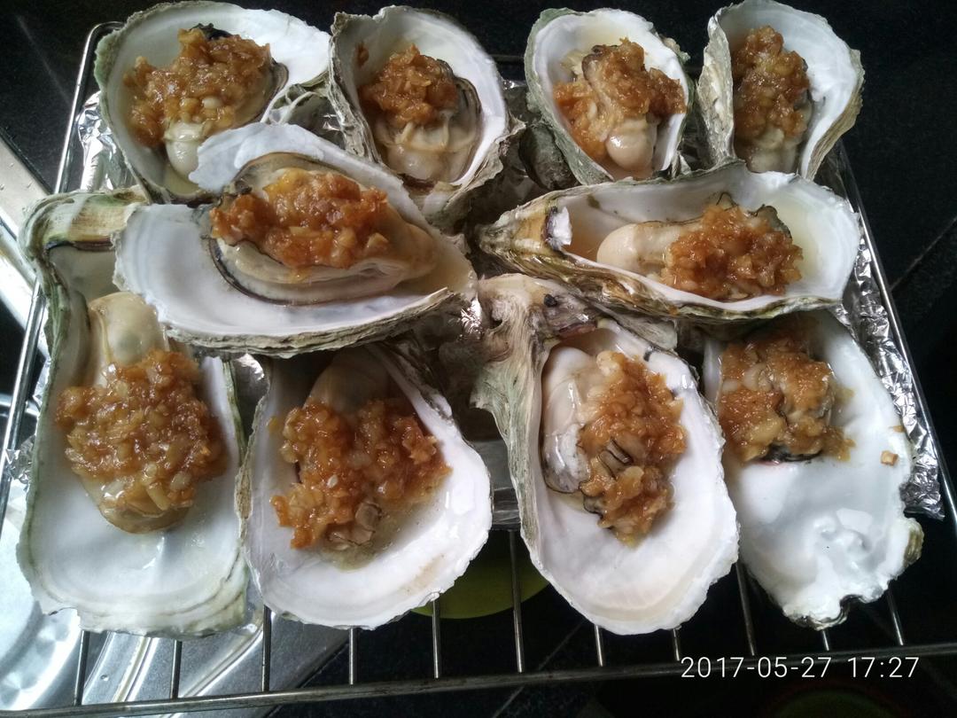 蒜蓉烤生蚝（烤箱版首发）