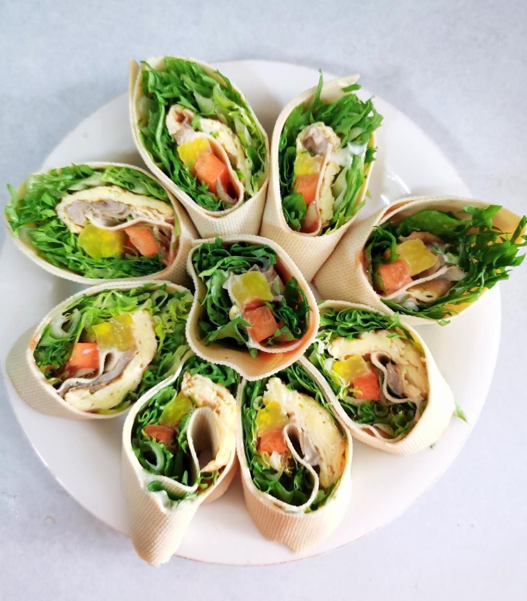 💯蔬菜豆皮卷健康又美味(减肥必备)