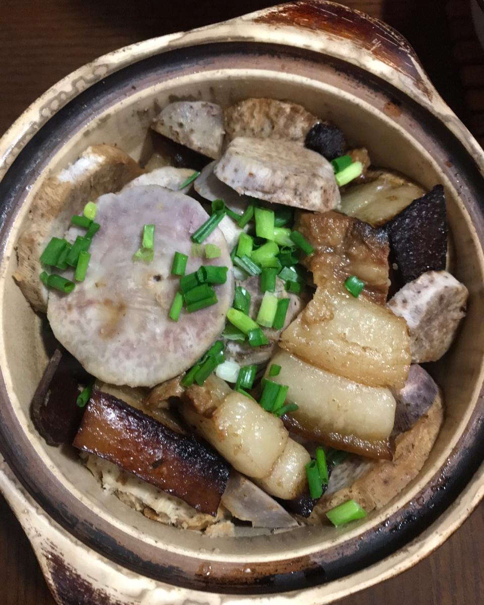 奉化芋艿头扣肉煲
