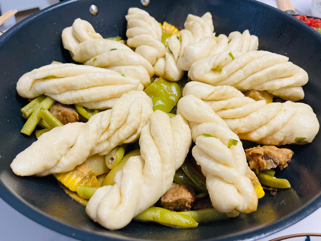 排骨豆角焖卷子