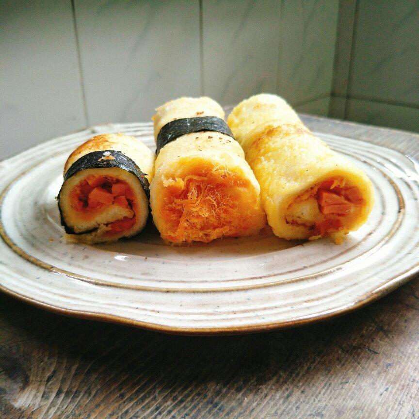 海苔肉松土司卷