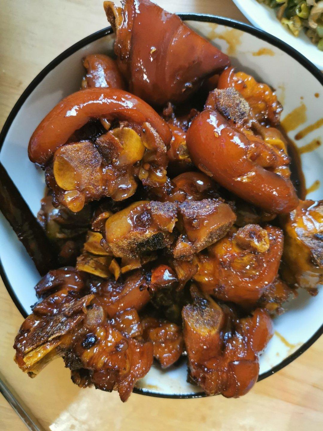 黄酒黄豆红烧猪蹄-被黄磊馋哭版