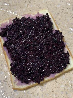 紫米芋泥麻薯肉松三明治的做法 步骤16
