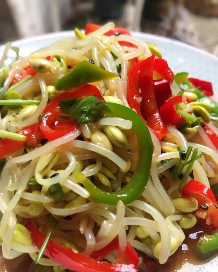 超爽口美味凉拌黄豆芽