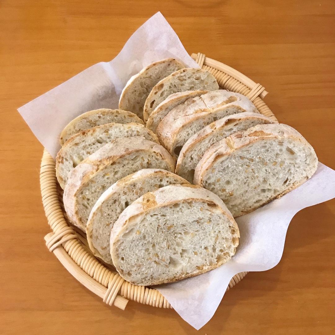 亚麻籽免揉欧包