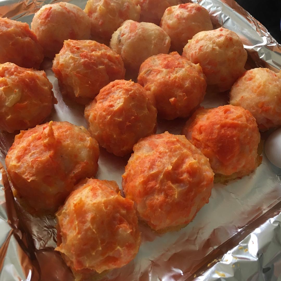 香烤马铃薯素丸子