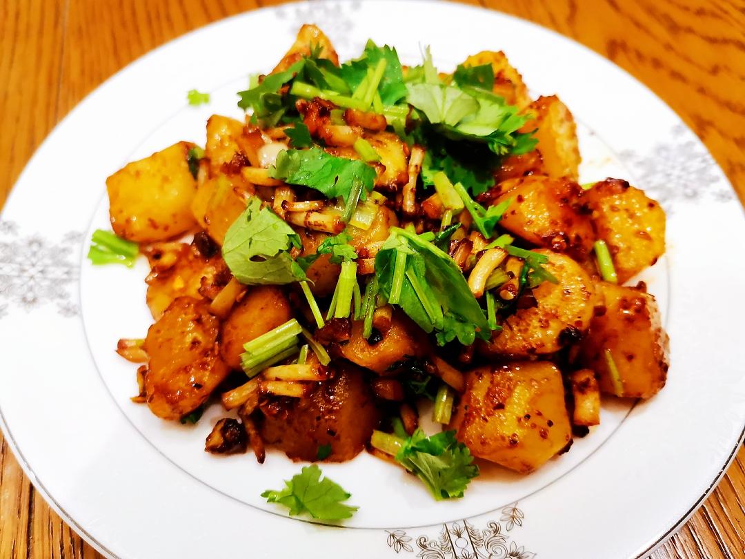 糖醋麻辣土豆(非油炸)的做法