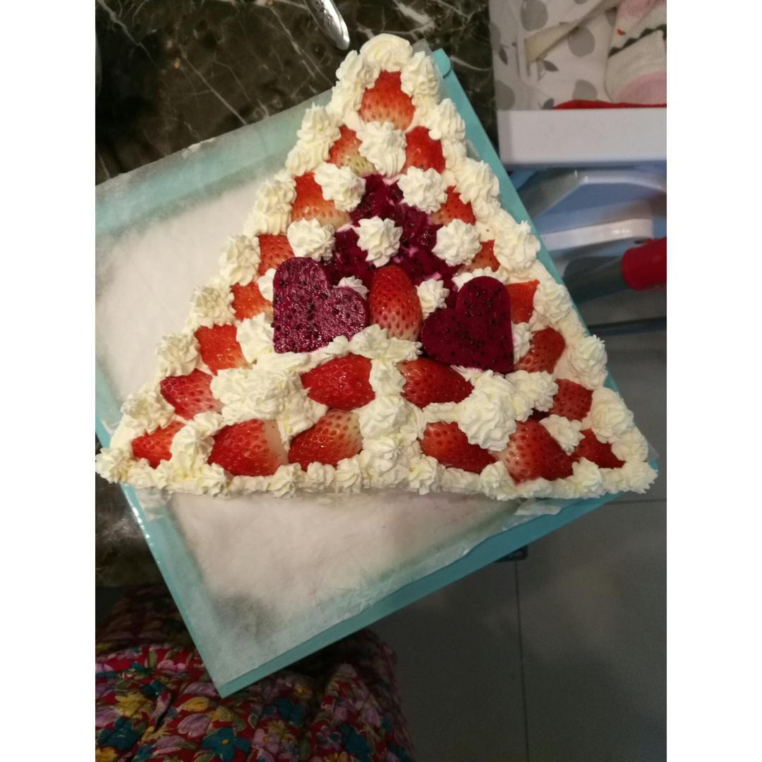 方形水果夹层蛋糕