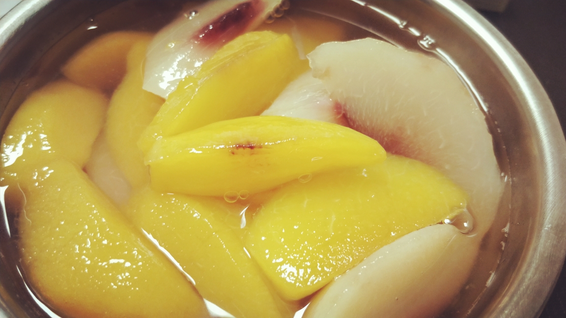 黄桃白桃罐头的做法
