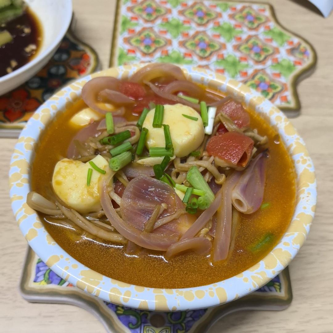 金针菇烧日本豆腐