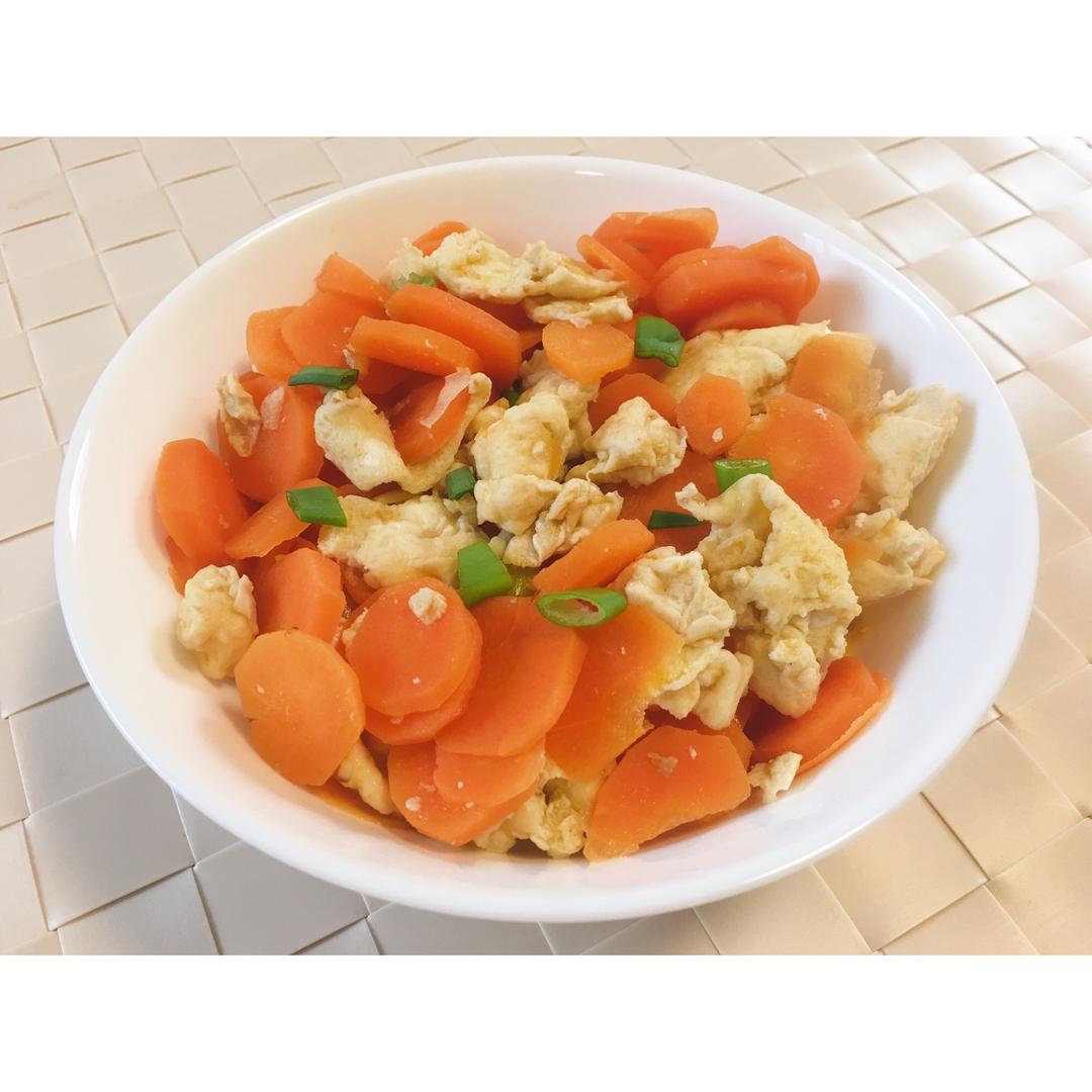 胡萝卜炒鸡蛋