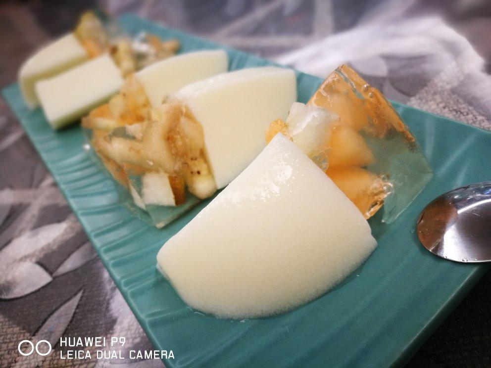 清凉解腻夏季甜品，酸奶水果冻，3步搞定