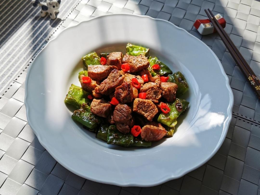 杭椒大蒜牛肉粒