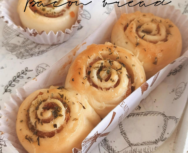 培根船面包卷的做法