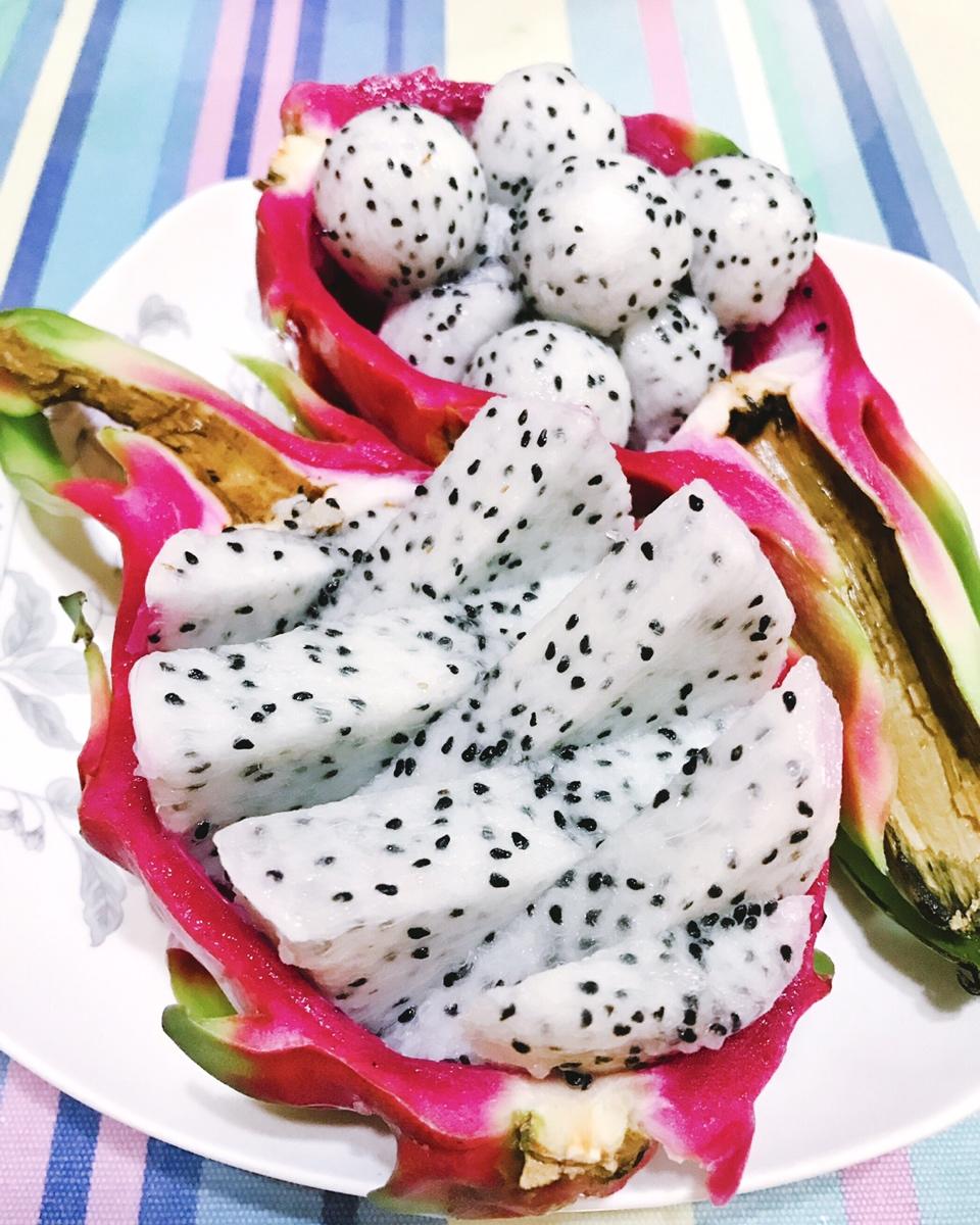 花式切火龙果