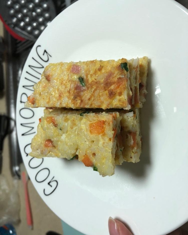鸡蛋米饭饼