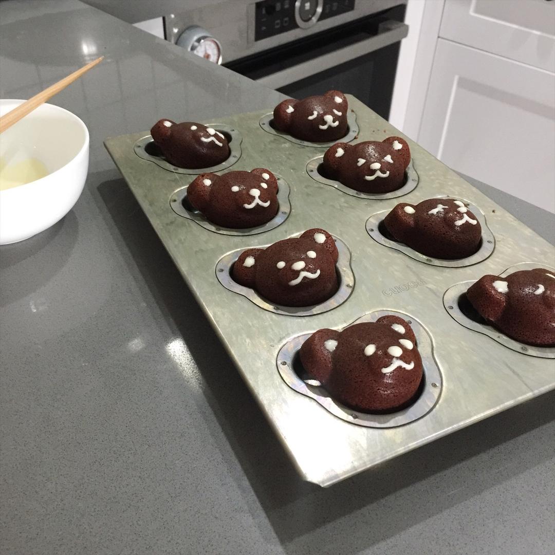 焦糖巧克力玛德琳