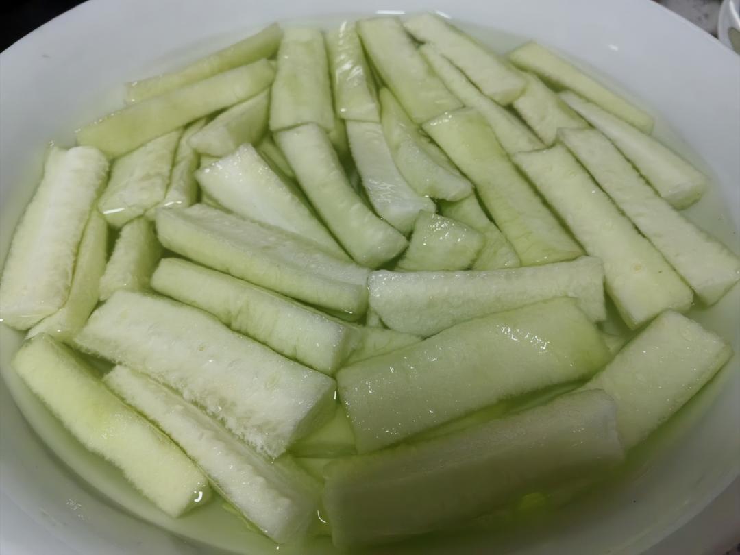 不变色丝瓜汤