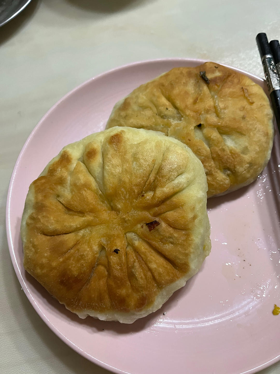 不用去早餐店的发面馅饼