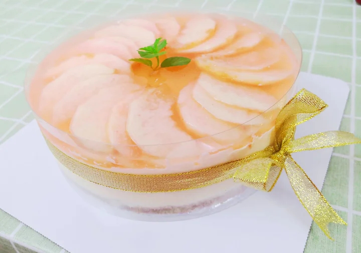 蜜桃冻芝士蛋糕