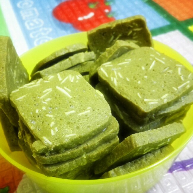抹茶杏仁片饼干