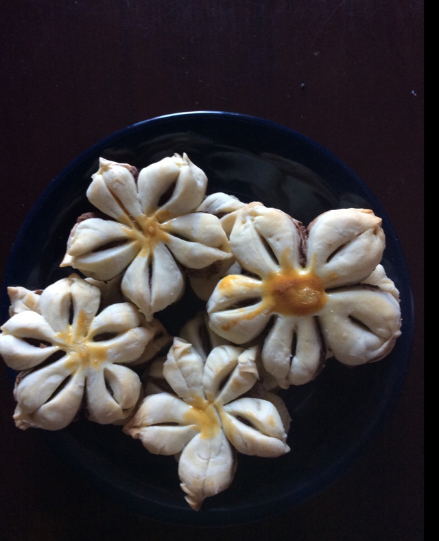 葵花豆沙酥——烤箱里绽放的花朵