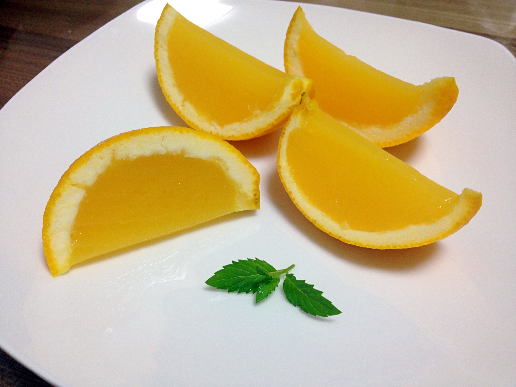 赑赑泓做的橙子果冻