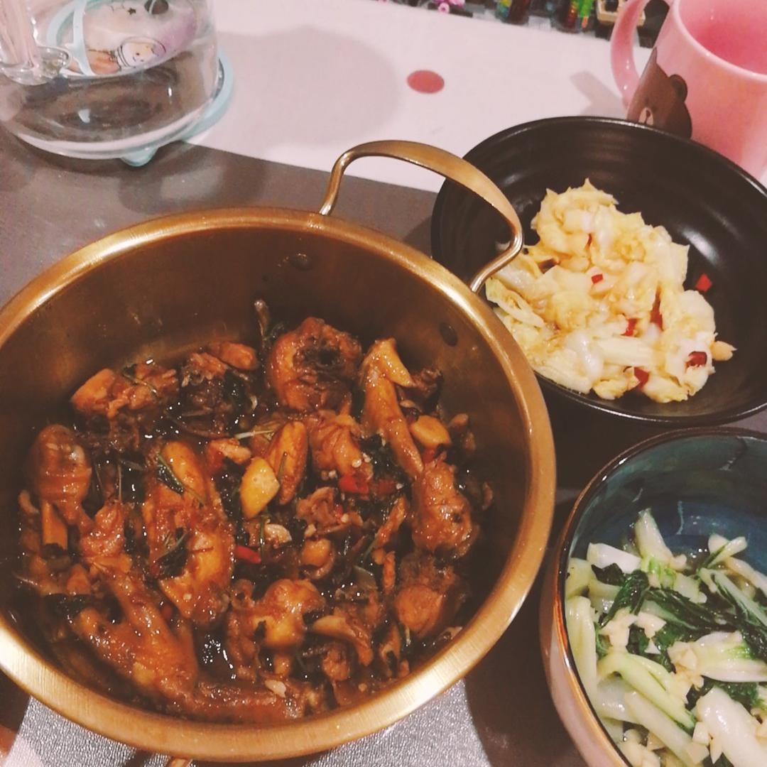 台式三杯鸡
