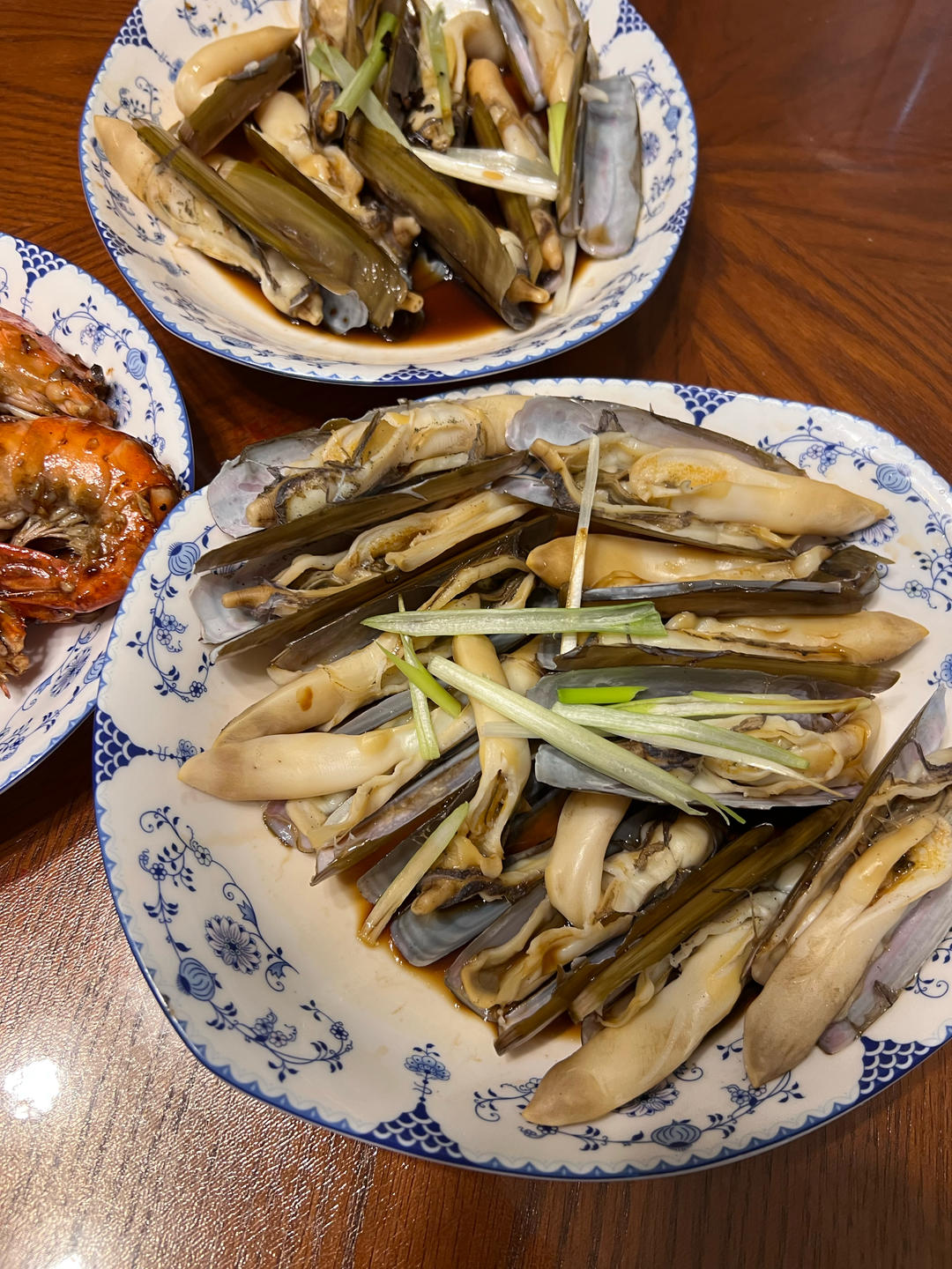 葱油竹蛏