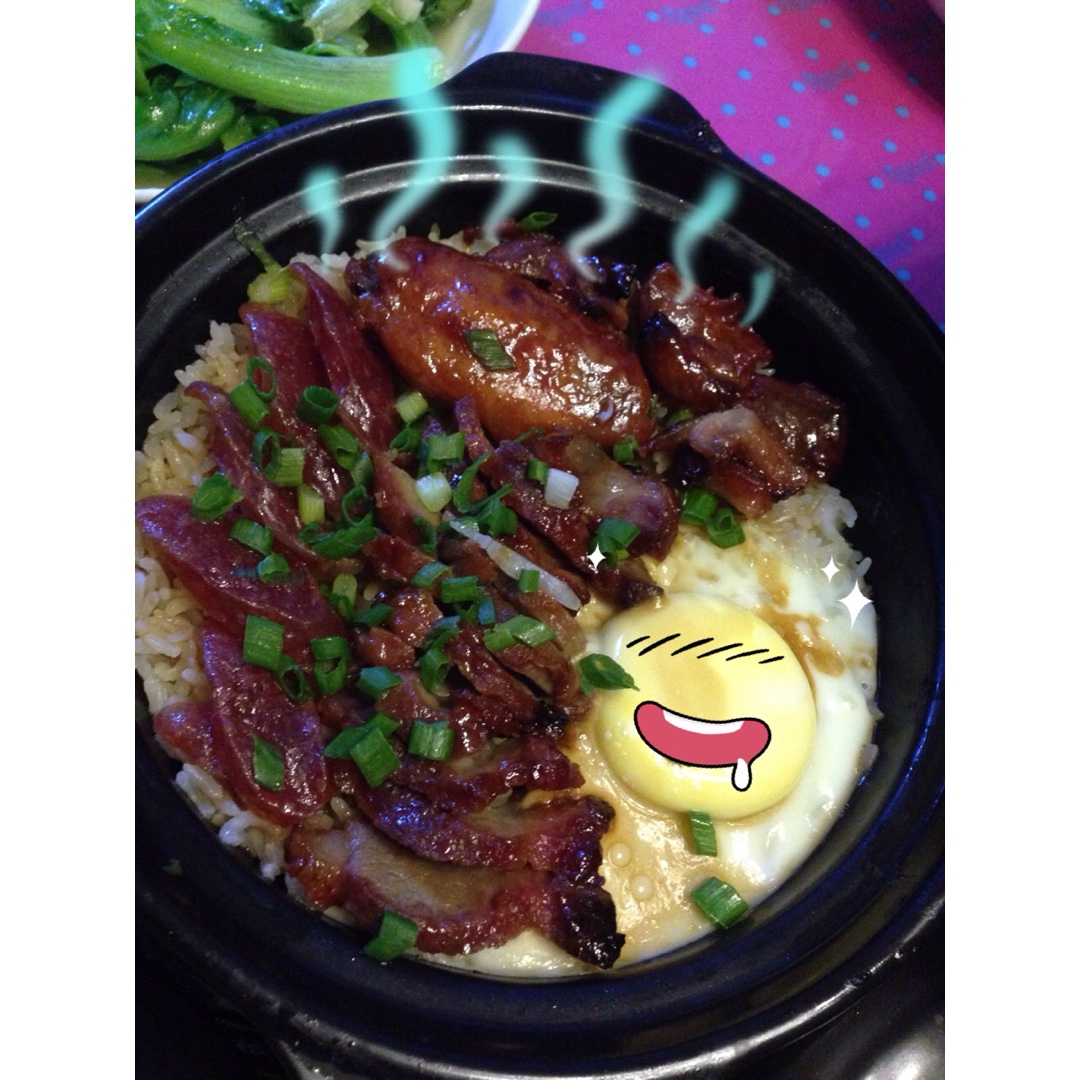 香肠煲仔饭