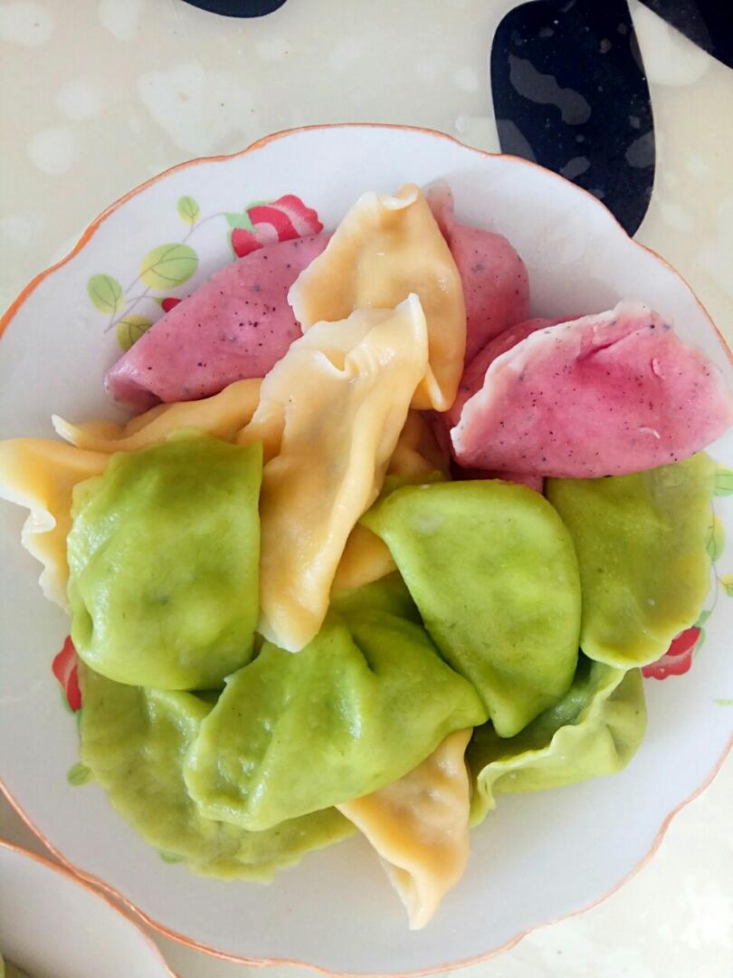 彩色水饺