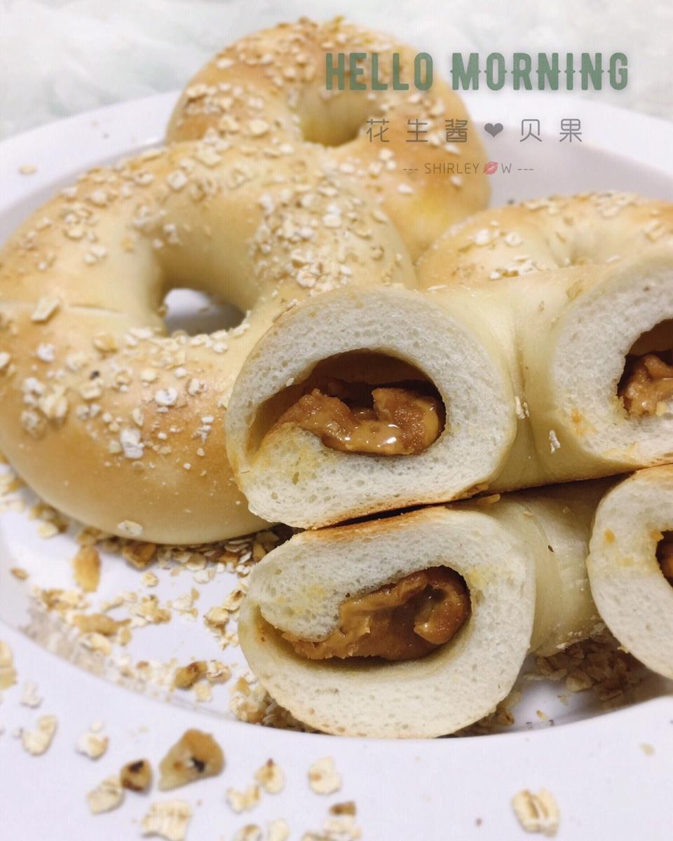 花生酱贝果