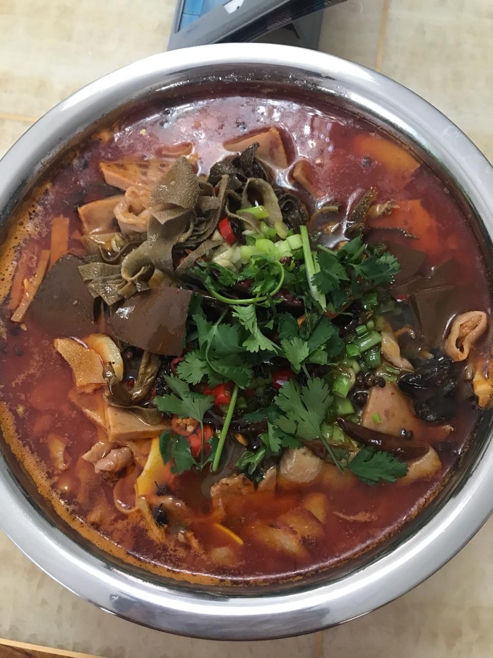 香辣毛血旺