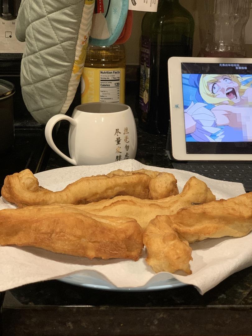快手早餐～自制油条（酵母版，不含泡打粉、膨松剂）