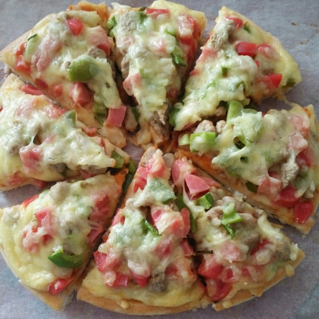 培根火腿披萨