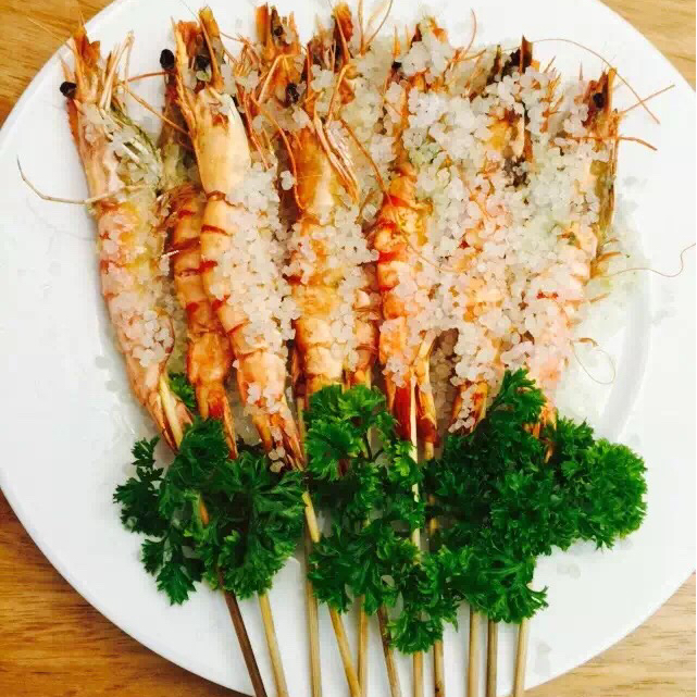 盐烤大虾