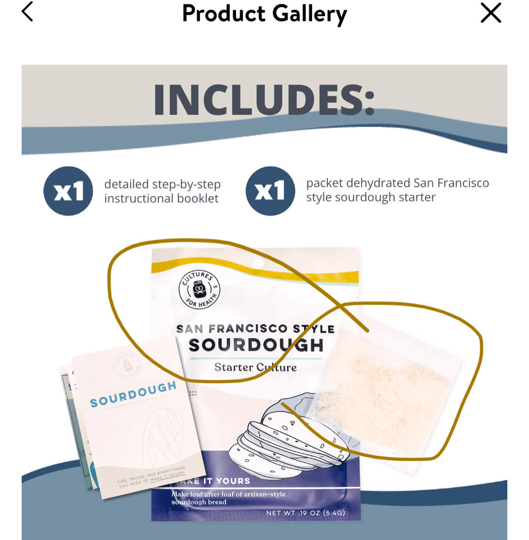 【制作原料】Sourdough 旧金山百年酵母