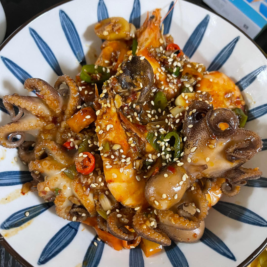 蒜蓉八爪鱼