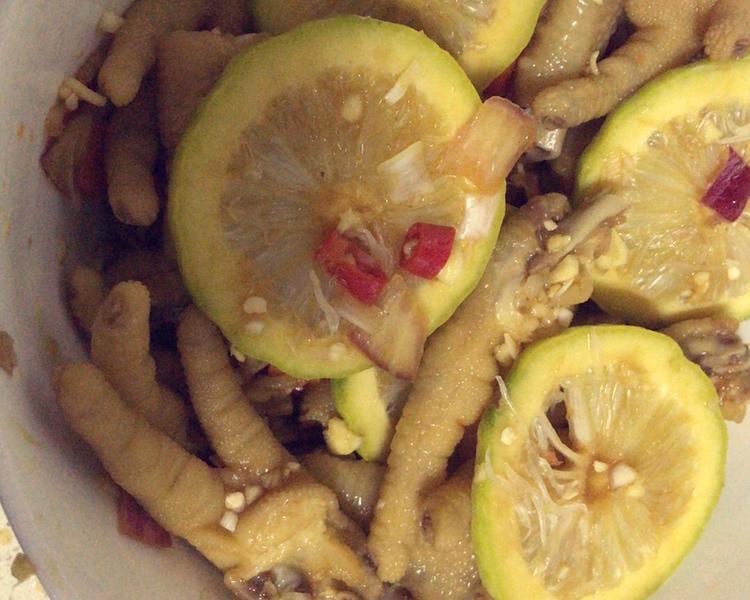 抖音网红柠檬鸡爪