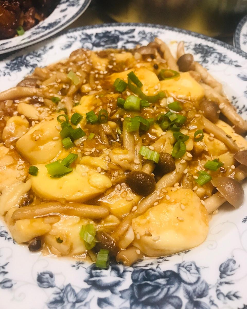 金针菇烧日本豆腐