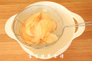 烤苹果片  宝宝健康食谱的做法 步骤6