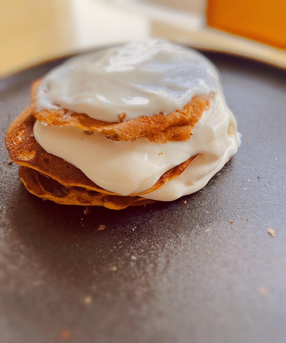 【辅食】不加泡打粉的香蕉松饼
